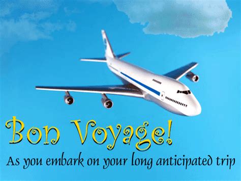 A Bon Voyage Trip Ecard. Free Bon Voyage eCards, Greeting Cards | 123 ...