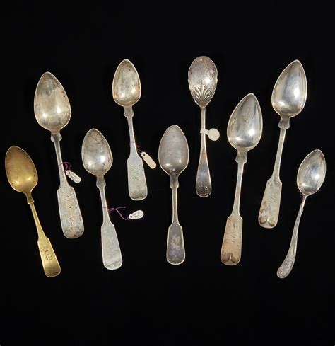 Assorted Silver Spoons | Witherell's Auction House