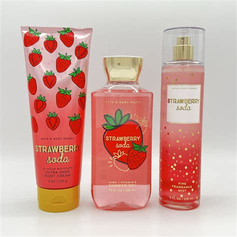 Bath and Body Works Strawberry Soda Body Cream, India | Ubuy