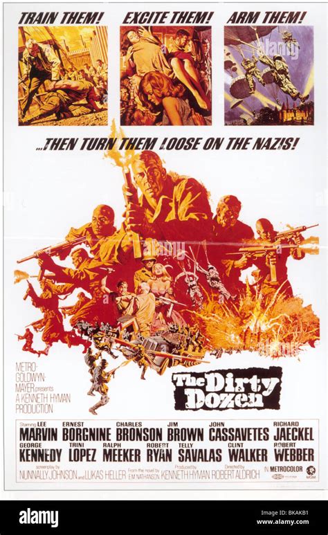 THE DIRTY DOZEN -1967 POSTER Stock Photo - Alamy