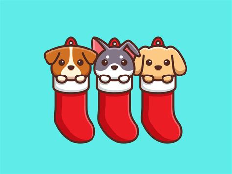 Những chú chó dễ thương christmas cute dogs đáng yêu trong mùa Giáng sinh