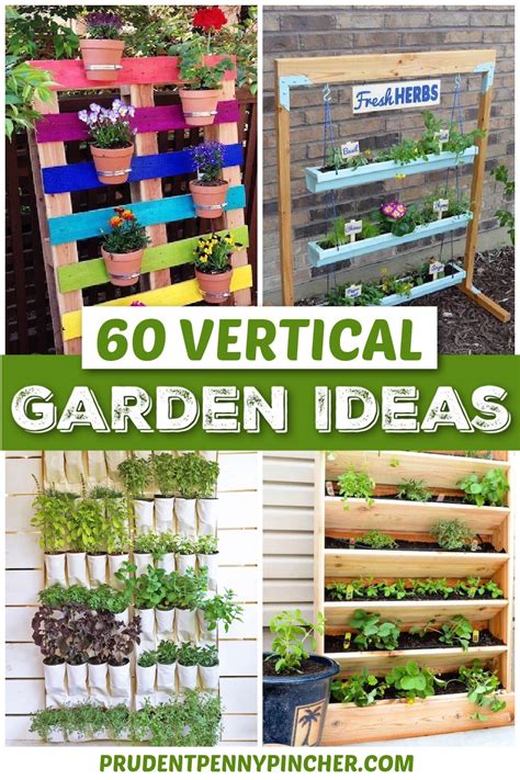 60 DIY Vertical Garden Ideas for Small Spaces - Prudent Penny Pincher