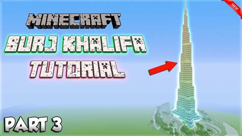 Minecraft Burj Khalifa Tutorial Part 3 - YouTube