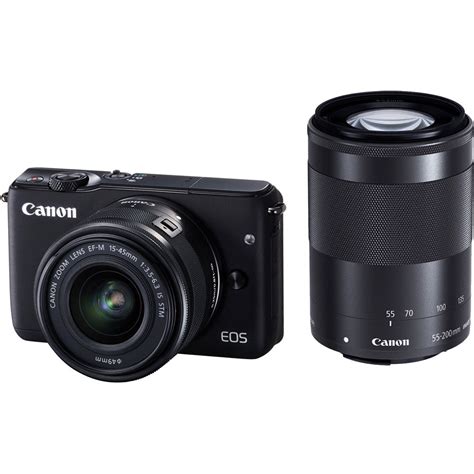 Canon EOS M10 Mirrorless Digital Camera with 15-45mm and