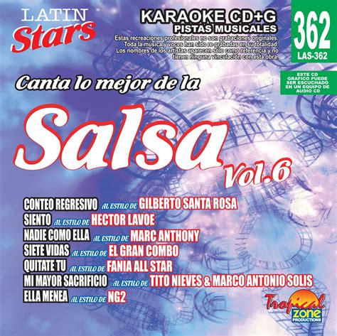 Karaoke Latin Stars 362 Salsa Vol. 6 - Walmart.com