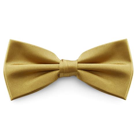 Golden Shiny Basic Pre-Tied Bow Tie | In stock! | Trendhim