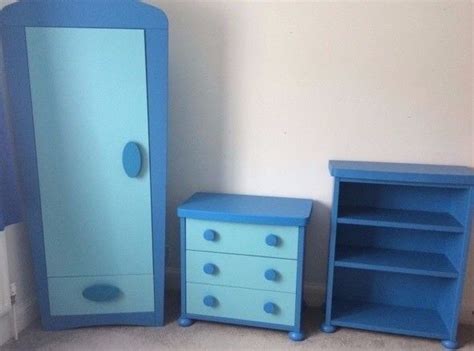 Ikea kids bedroom furniture. Blue mammut. Wardrobe, drawers and bookcase. | in Sandiacre ...