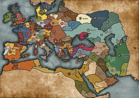Medieval Kingdoms 1212 factions map - Attila : r/totalwar