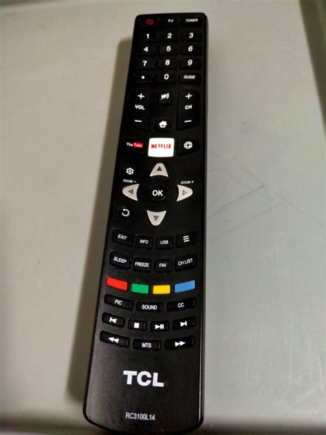 TCL Smart TV remote control RC3100L14, TV & Home Appliances, TV ...