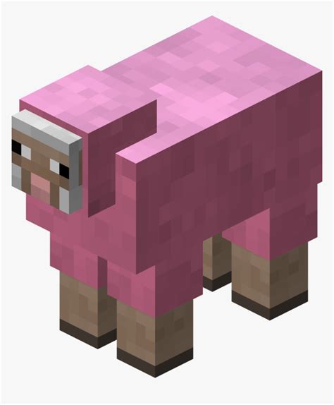 Pink Sheep Png - Minecraft Sheep Png, Transparent Png , Transparent Png Image - PNGitem