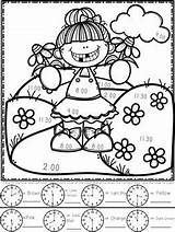 Telling Time Coloring Pages sketch template