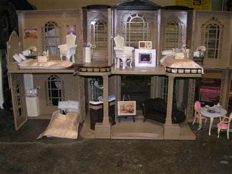 Finished revamped OOAK Custom 2001 Barbie Grand Hotel 29248 - With Elevator - Mattel Diy Barbie ...