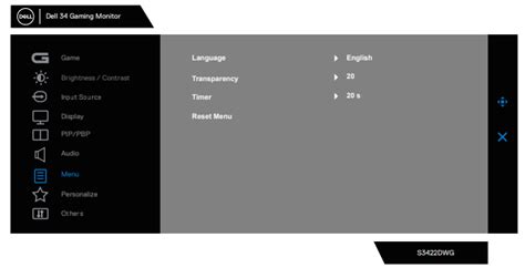 Dell S3422DWG Usage and Troubleshooting Guide | Dell US