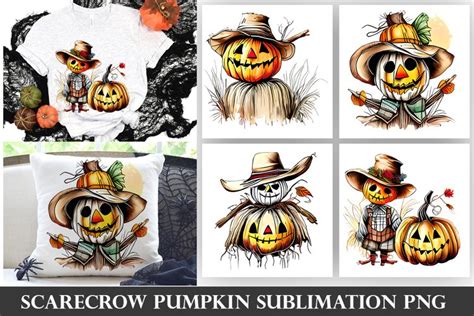 Halloween Scarecrow Pumpkin, Scarecrow clipart, Halloween