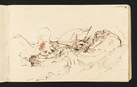 Joseph Mallord William Turner, 'A Shipwreck' circa 1805 (J.M.W. Turner ...