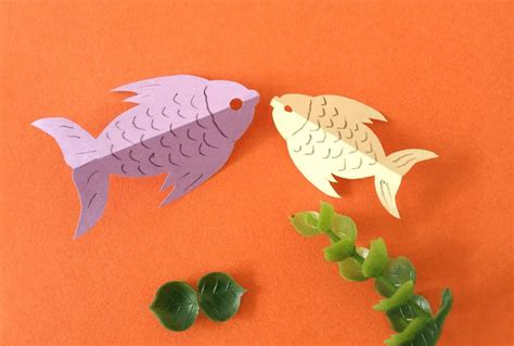 Cut out a cute fish from a small piece of paper - tmacsky