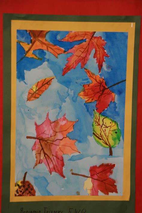 5th grade autumn watercolor. | Fall art projects, Fall arts and crafts, Jr art