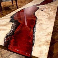 Untitled Wood Resin Table, Epoxy Table Top, Epoxy Resin Table, Diy Epoxy, Resin Diy, Wooden ...