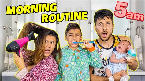 Our CRAZY MORNING ROUTINE at the ROYALTY PALACE!! | The Royalty Family - YouTube