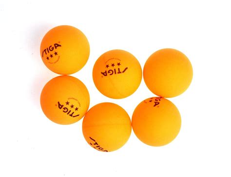 Amazon.com : STIGA 3-Star Table Tennis Balls, Orange, 6 Piece : Ping Pong Balls : Sports ...