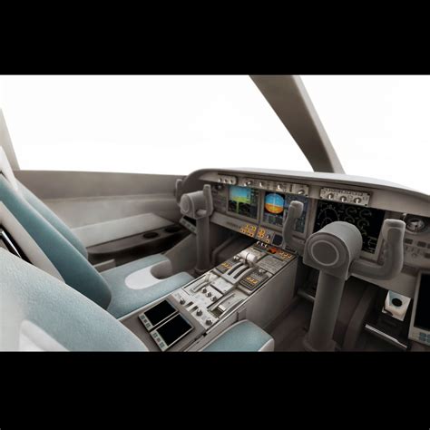 bombardier learjet 85 interior 3d max