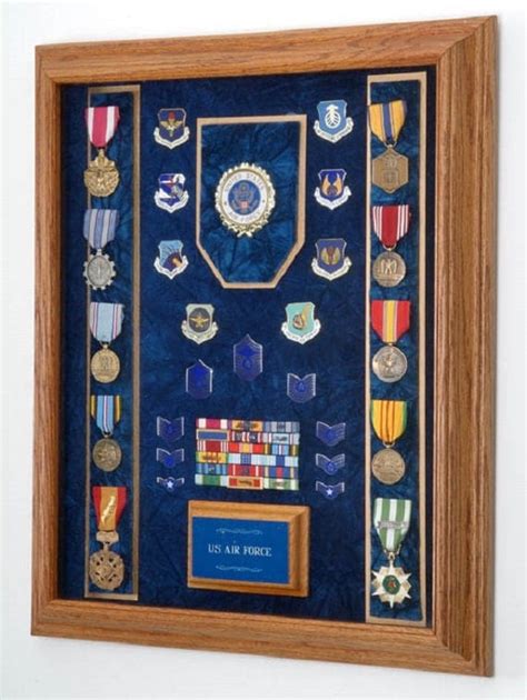 Military Medals Display Case Shadow Box