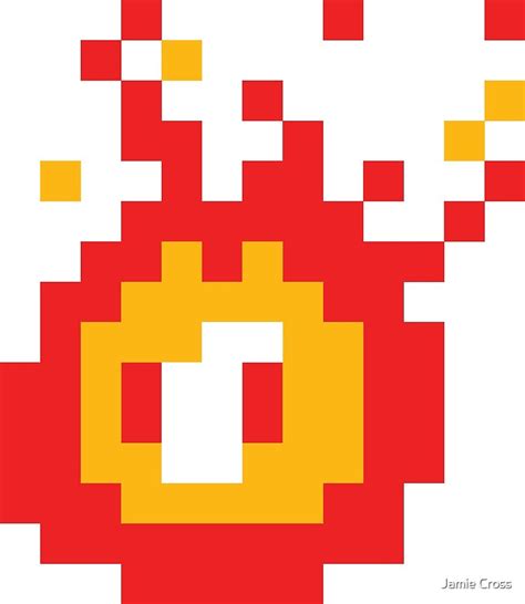 Fireball Pixel Art