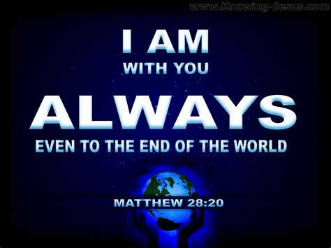 What Does Matthew 28:20 Mean?