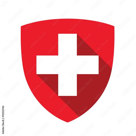 Switzerland coat of arms, swiss logo Stock-Vektorgrafik | Adobe Stock