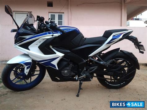 Used 2018 model Bajaj Pulsar RS 200 ABS for sale in Bangalore. ID 199741. Racing Blue colour ...