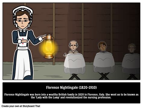 Florence Nightingale Biography Storyboard Storyboard