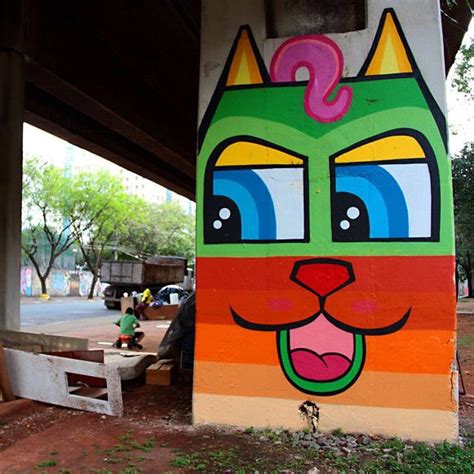 30 Brazilian Women Street Artist you should know | Street artists, Street art, Street wall art