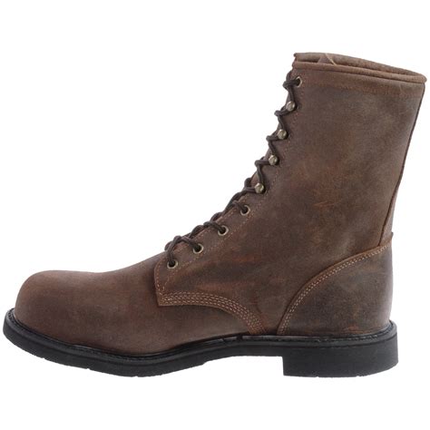 Justin Boots Dark Mountain Leather Work Boots (For Men) - Save 53%