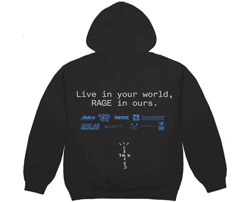 TRAVIS SCOTT THE SCOTTS WORLD HOODIE BLACK - TRAVIS SCOTT