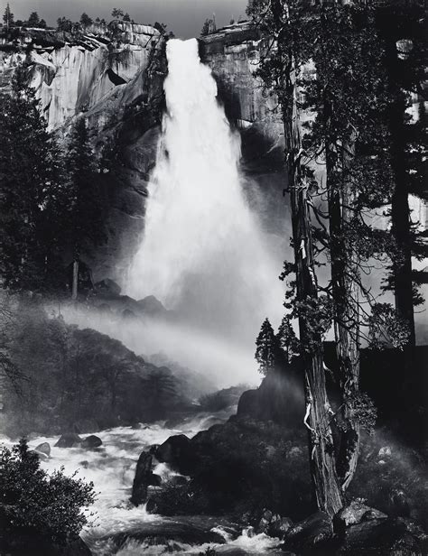 ANSEL ADAMS (1902–1984), Nevada Falls, Yosemite National Park, California, (Rainbow), c. 1947 ...