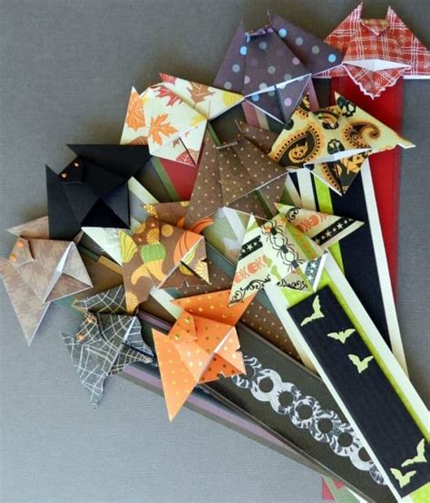 How to Make an Origami Bat Bookmark for Halloween - Holidappy