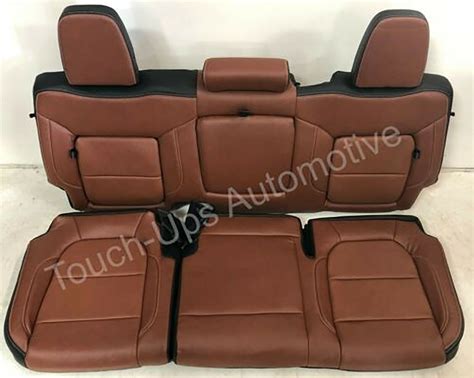 2019-2021 Silverado Crew Cab LT Leather Seat Covers Black Mahogany Trail Boss | eBay