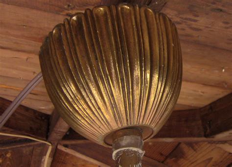 Vintage 1970s Ornate Ceiling Fan