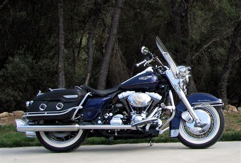 CUSTOMIZED 1999 HARLEY DAVIDSON TOURING ROAD KING CLASSIC MIDNIGHT BLUE