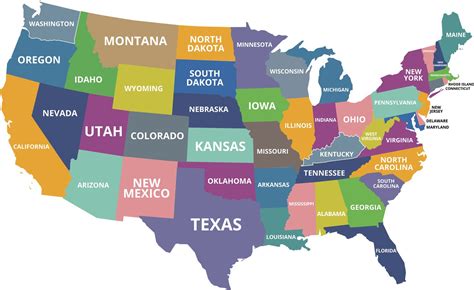 The 5 Smallest States in the U.S.