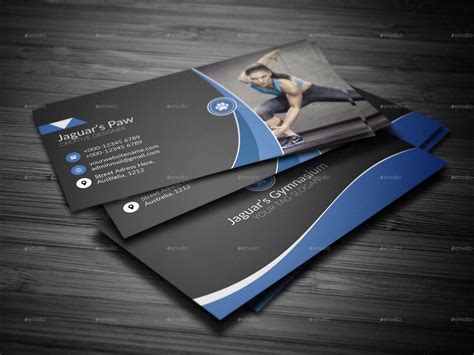 Fitness Business Card | Personal trainer business card, Personal trainer business