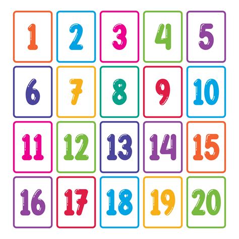 Number Cards - 10 Free PDF Printables | Printablee