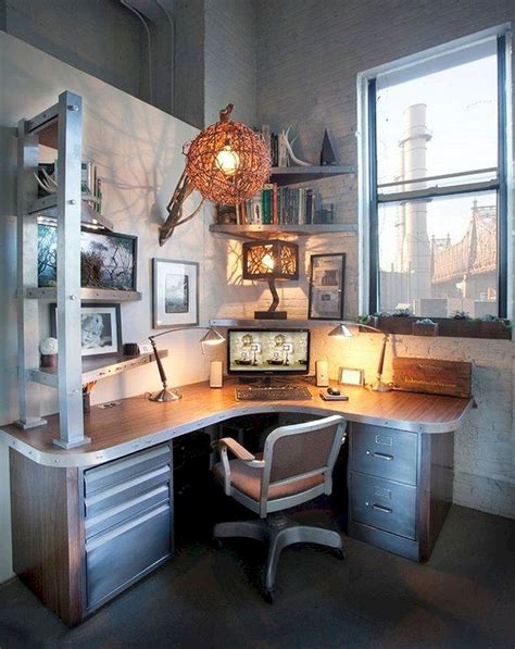 Gorgeous Rustic Office Decor Ideas 23 - MAGZHOUSE