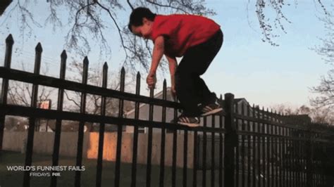 On The Fence World'S Funniest Fails GIFs on Giphy