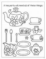 Coloring Books Enchanted Tea Party Book  Home sketch template