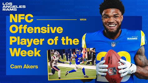 NFC Player of the week: Cam Akers | Rams ON DEMAND