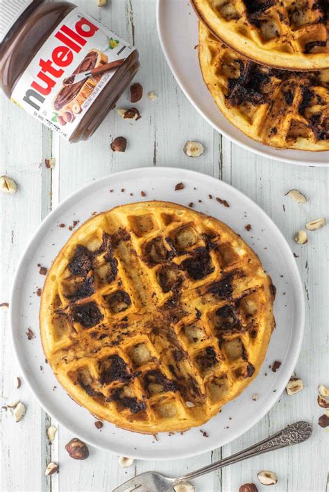 Nutella Waffles Recipe - Chisel & Fork