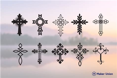 Decorative Crosses | Free DXF Files | Maker Union