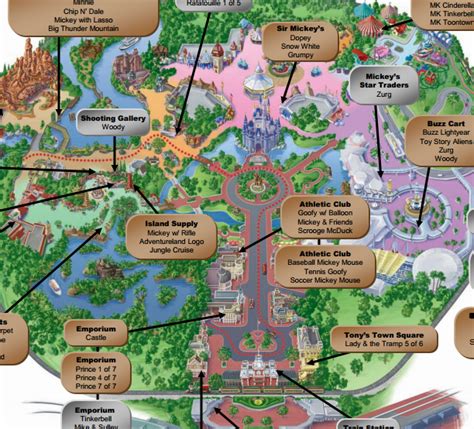 Disney World Penny Press Map - Draw A Topographic Map