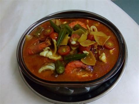 My Cooking Recipe : 啊叁海鲜Seafood Asam Pedas